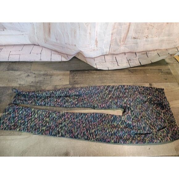 Youth Place leggings green pink blue 7/8 pants - Picture 5 of 5